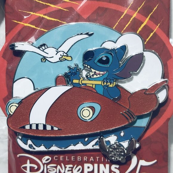 Stitch Experiment 626 Pin Spaceship Pin 626 Day 2025 Limited Edition of 1850 - Picture 1 of 3